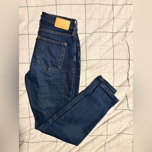 Everlane Slim Blue Jeans with Classic Tapered Fit